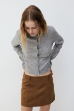 Fine-Knit Cardigan