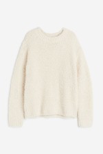 Fluffy-knit Loungewear Top