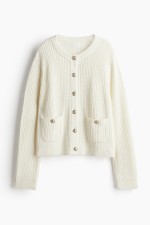 Rib-Knit Cardigan