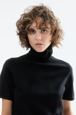 Fine-Knit Turtleneck Sweater