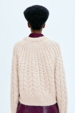 Cable-knit Sweater