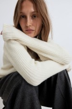 Rib-knit Sweater