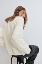 Rib-knit Sweater