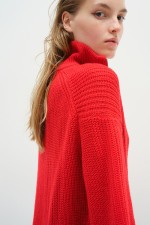 Chunky-Knit Half-Zip Sweater